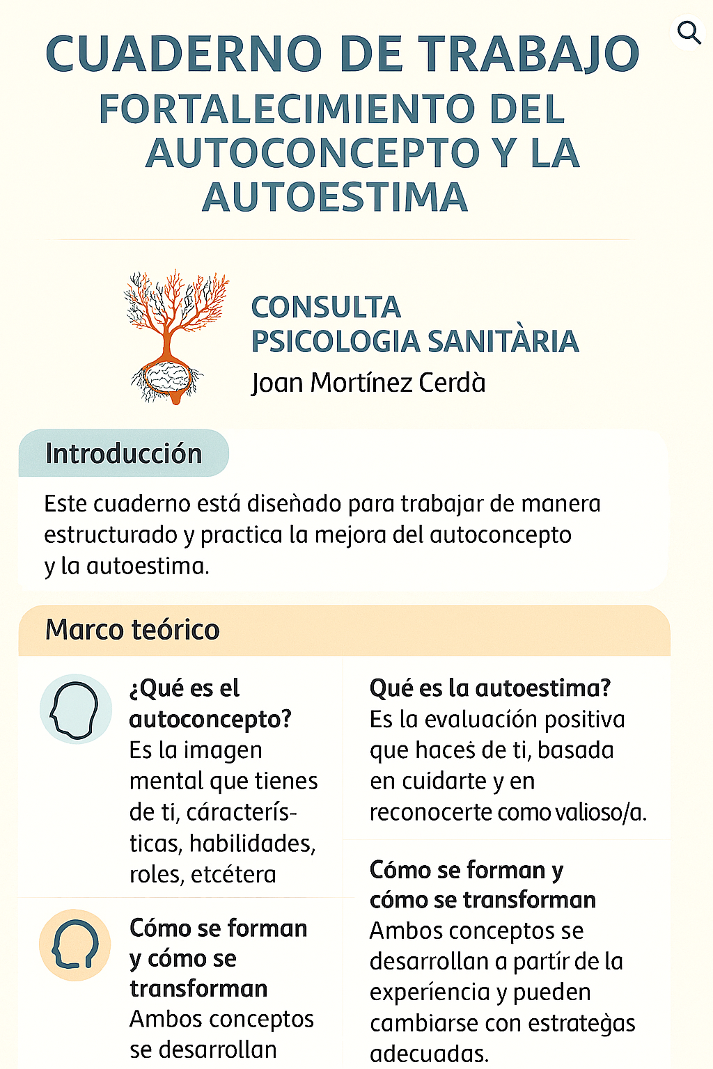 Fortalecimiento del Autoconcepto y la Autoestima